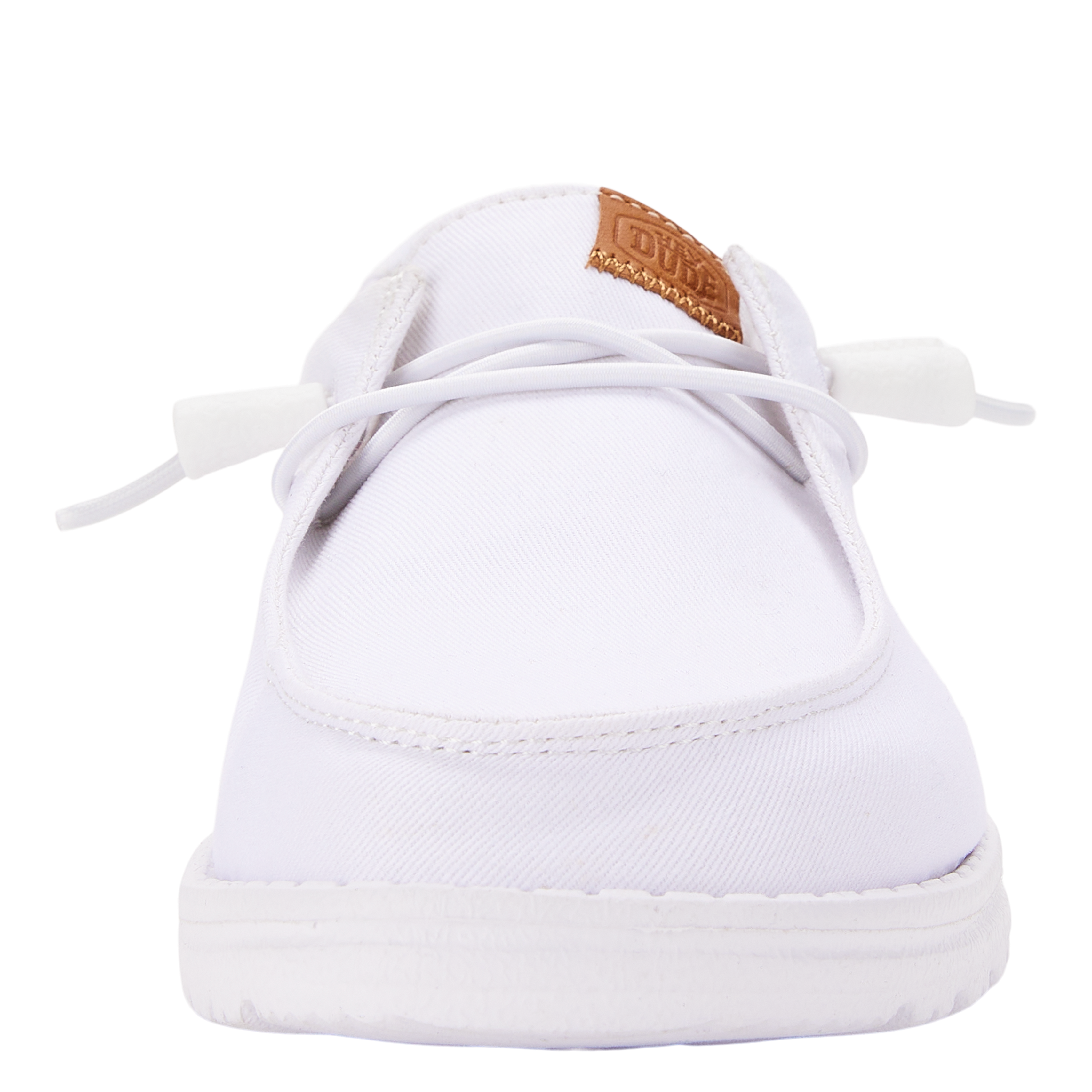 Wendy Stretch Canvas Wide Shoes for Travel | Comfortable White Sneakers
