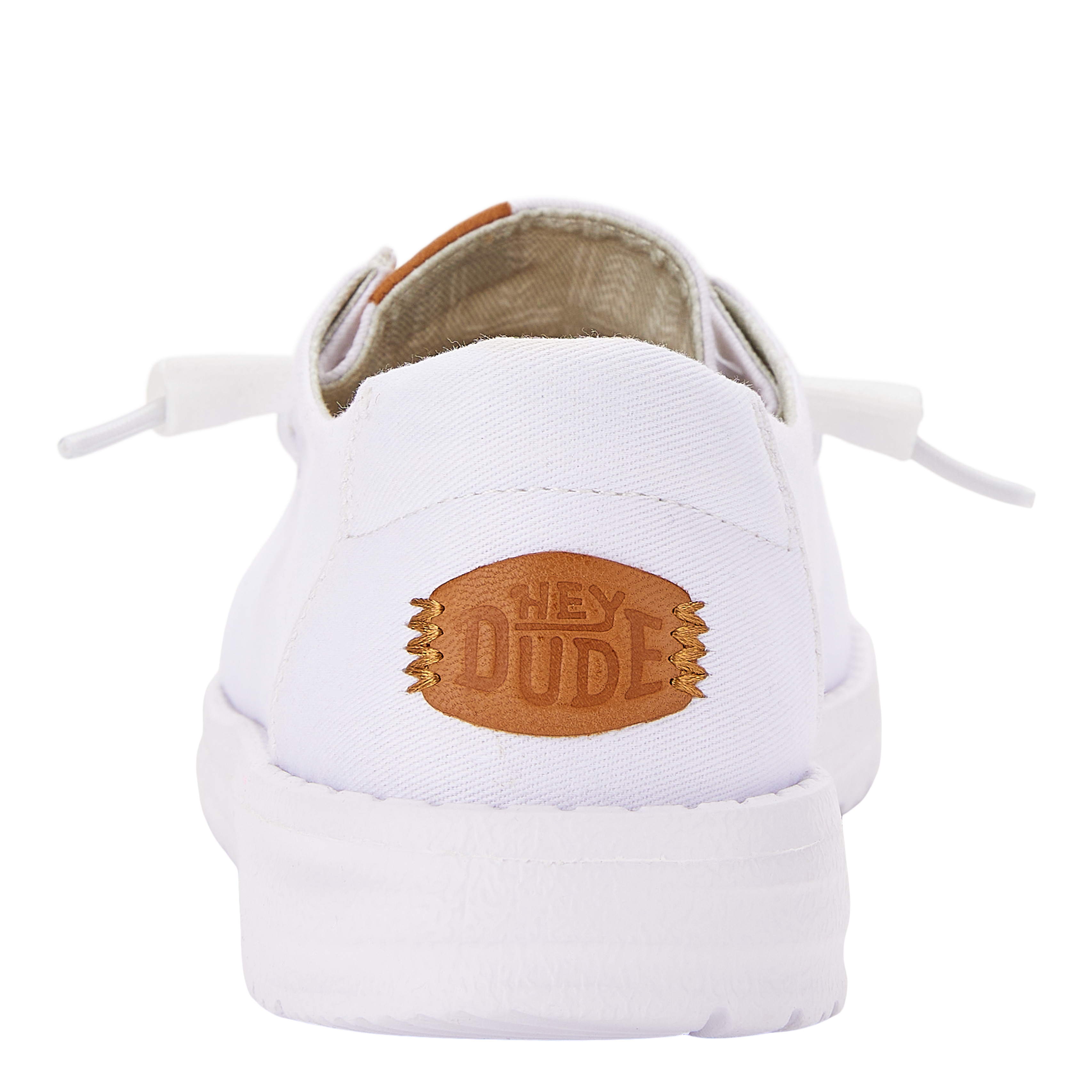 Wendy Stretch Canvas Wide Shoes for Travel | Comfortable White Sneakers
